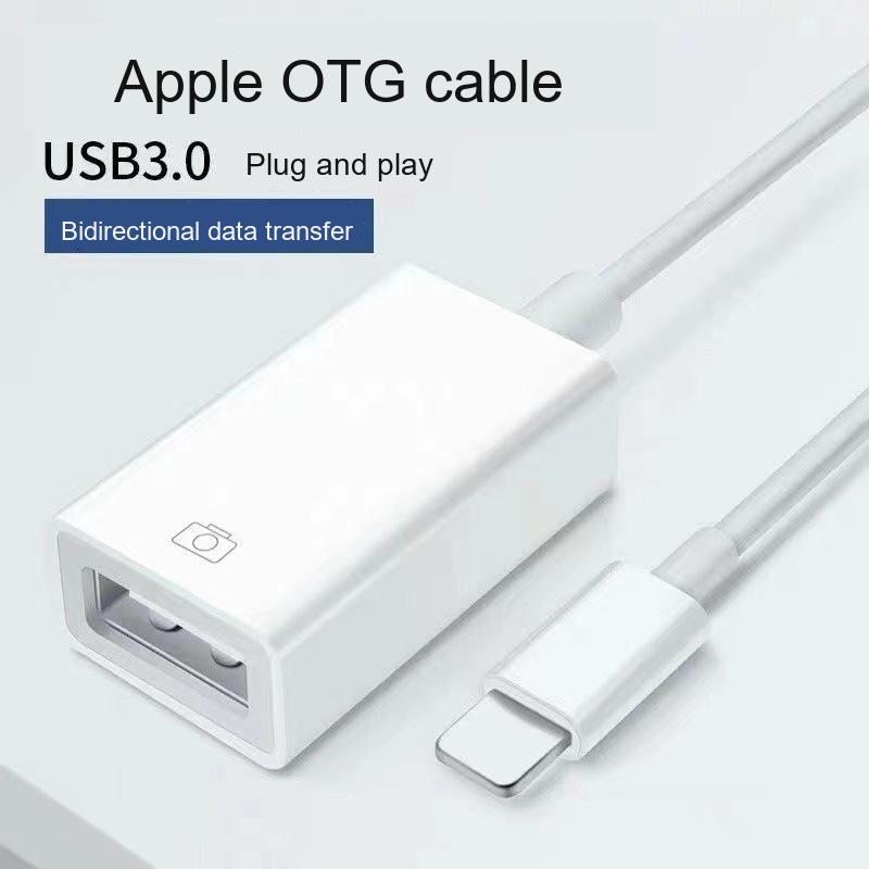 OTG USB 3.0 Adapter Cable – Lightning / Type-C Options