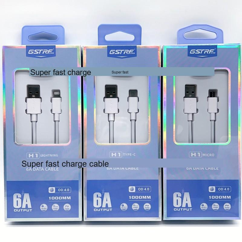 6A Fast Charging Cable – Connector Options