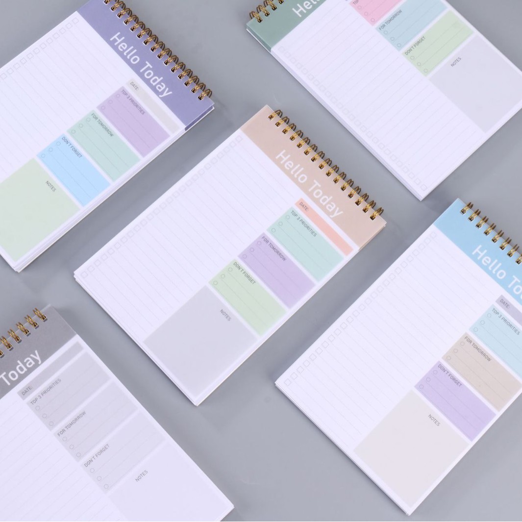 Undated Weekly Planner Notepad
