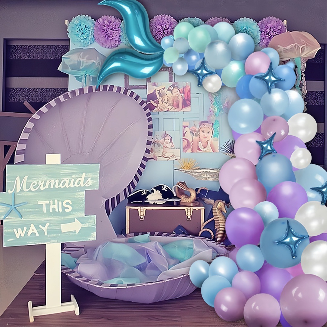 Mermaid Macaron Balloon Set