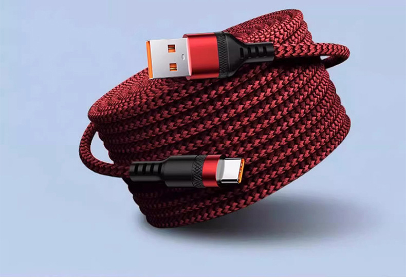 Extended Braided Fast Charging Cable – Connector Options 6
