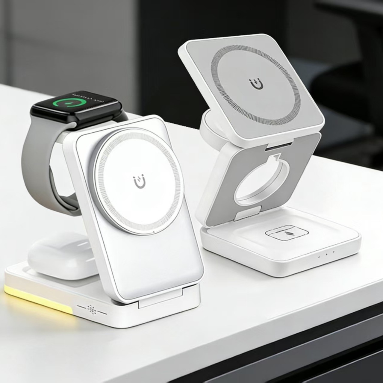3-in-1 Foldable Magnetic Wireless Charging Stand