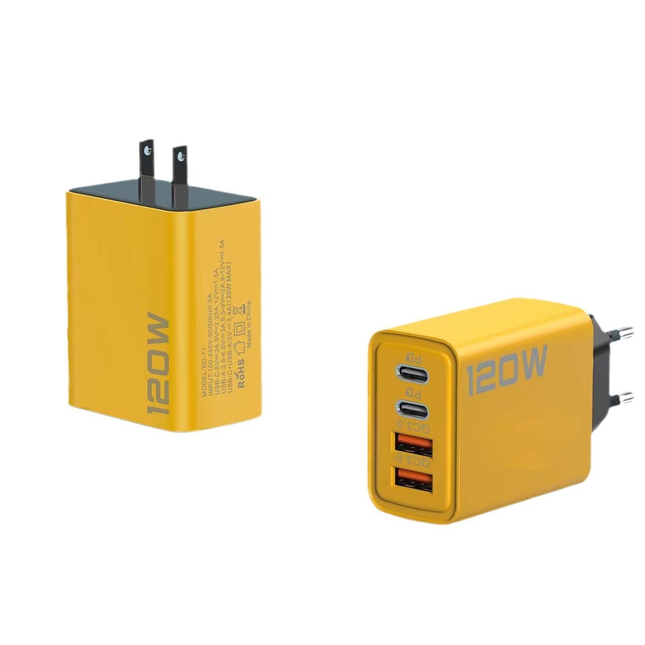 120W Multi-Port Fast Charging Adapter 5