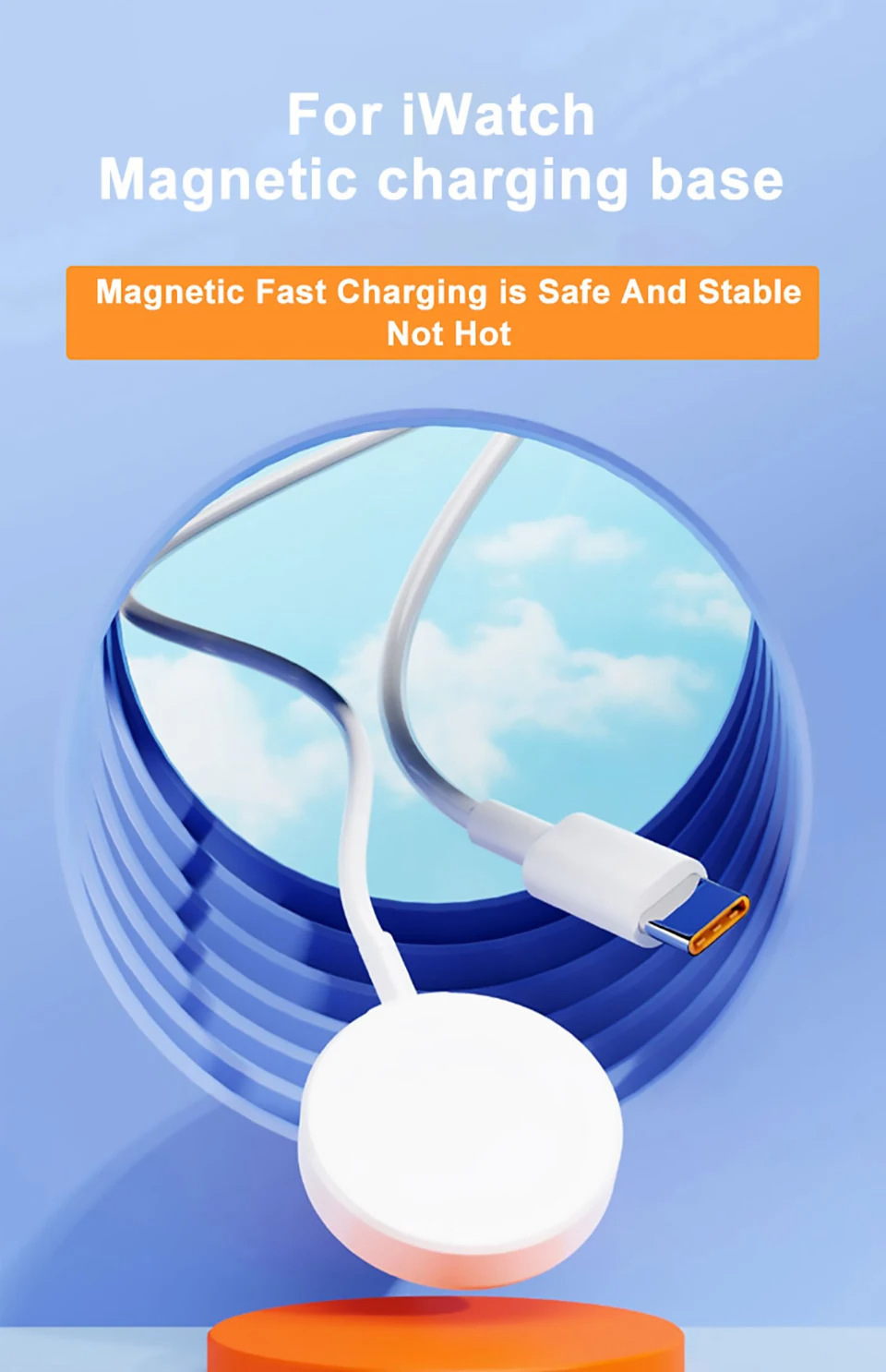 5W Apple Watch Magnetic Wireless Charger 5