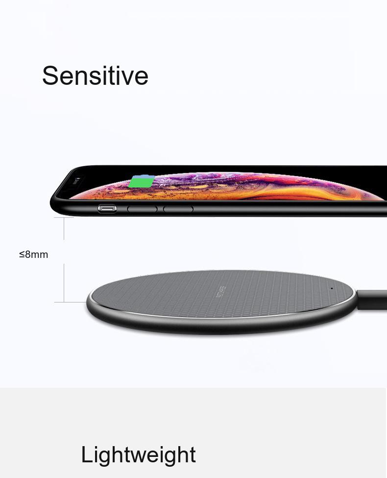 Qi 15W Aluminium Wireless Charging Pad 5
