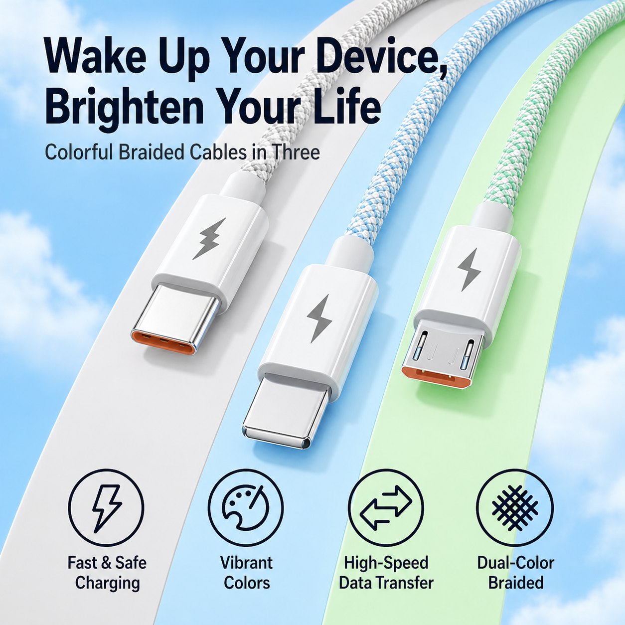 6A 3-in-1 Fast Charging Cable 5