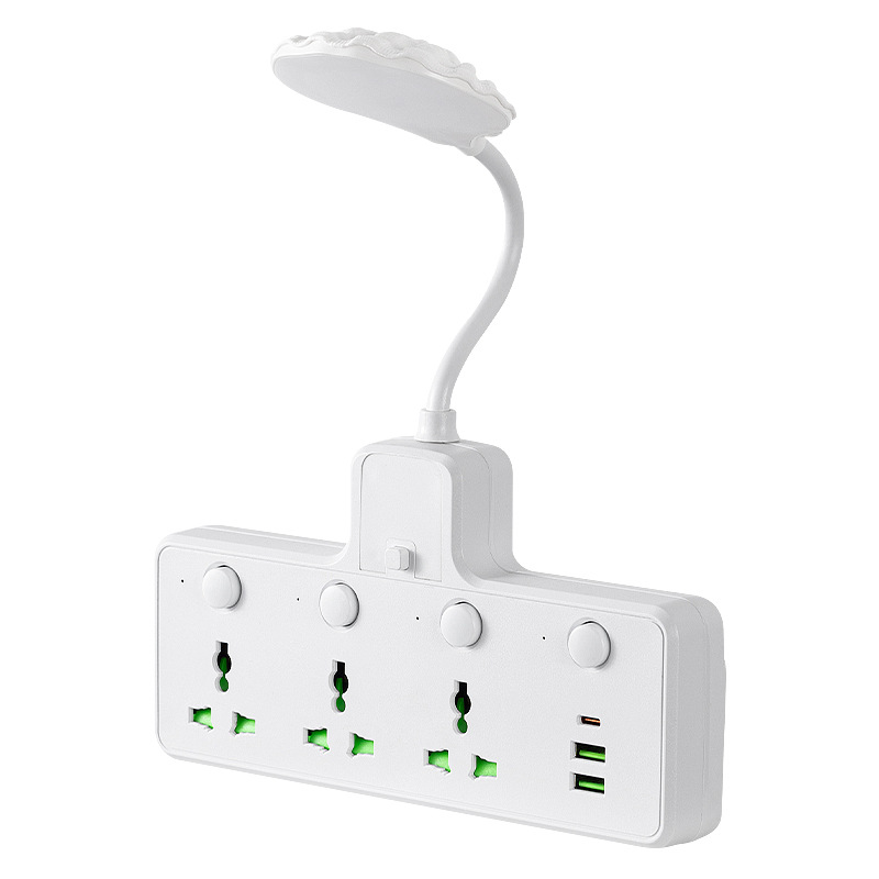 Extension Socket with LED Reading Light 7