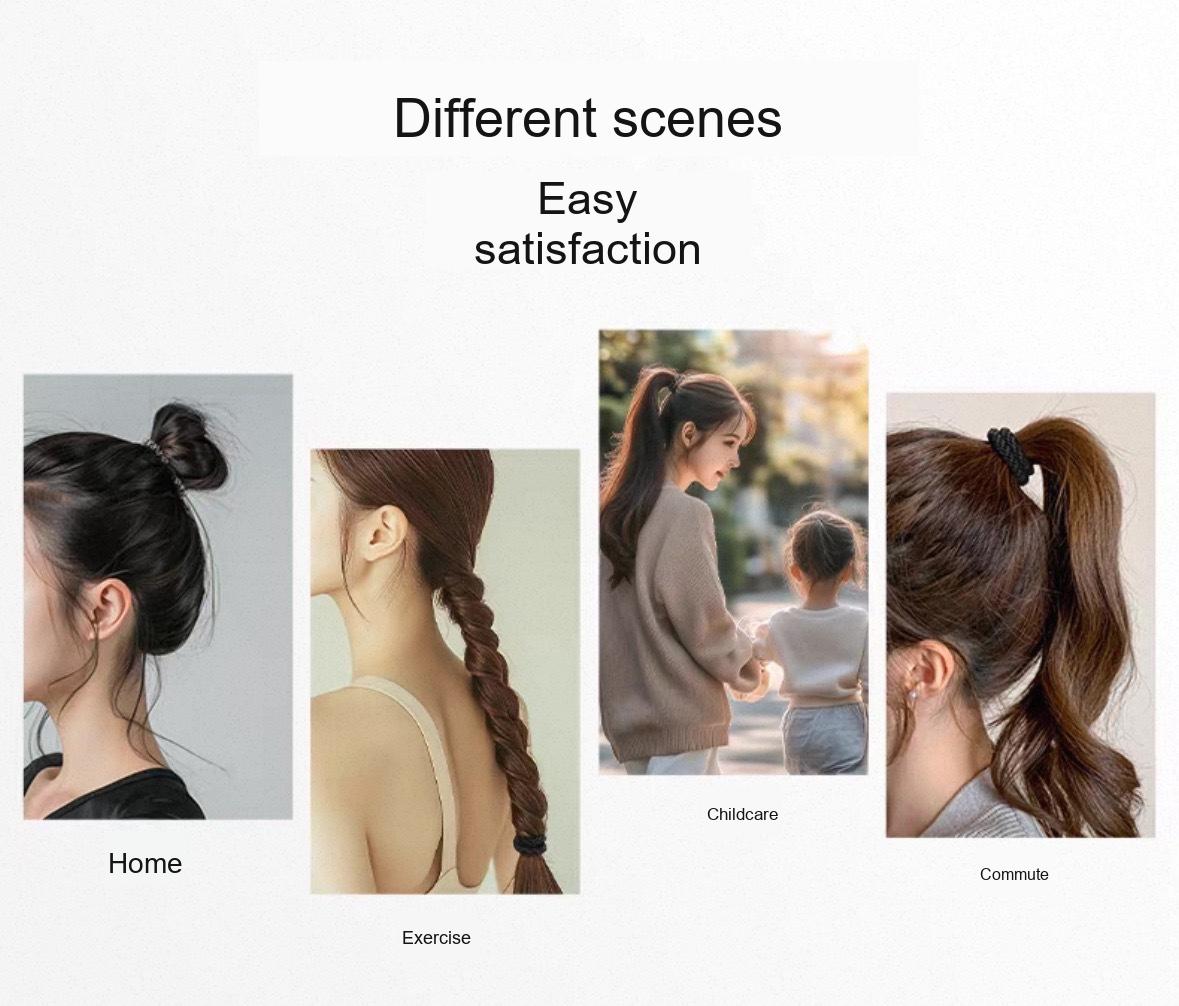 Elastic Ponytail Hair Ties Set 7