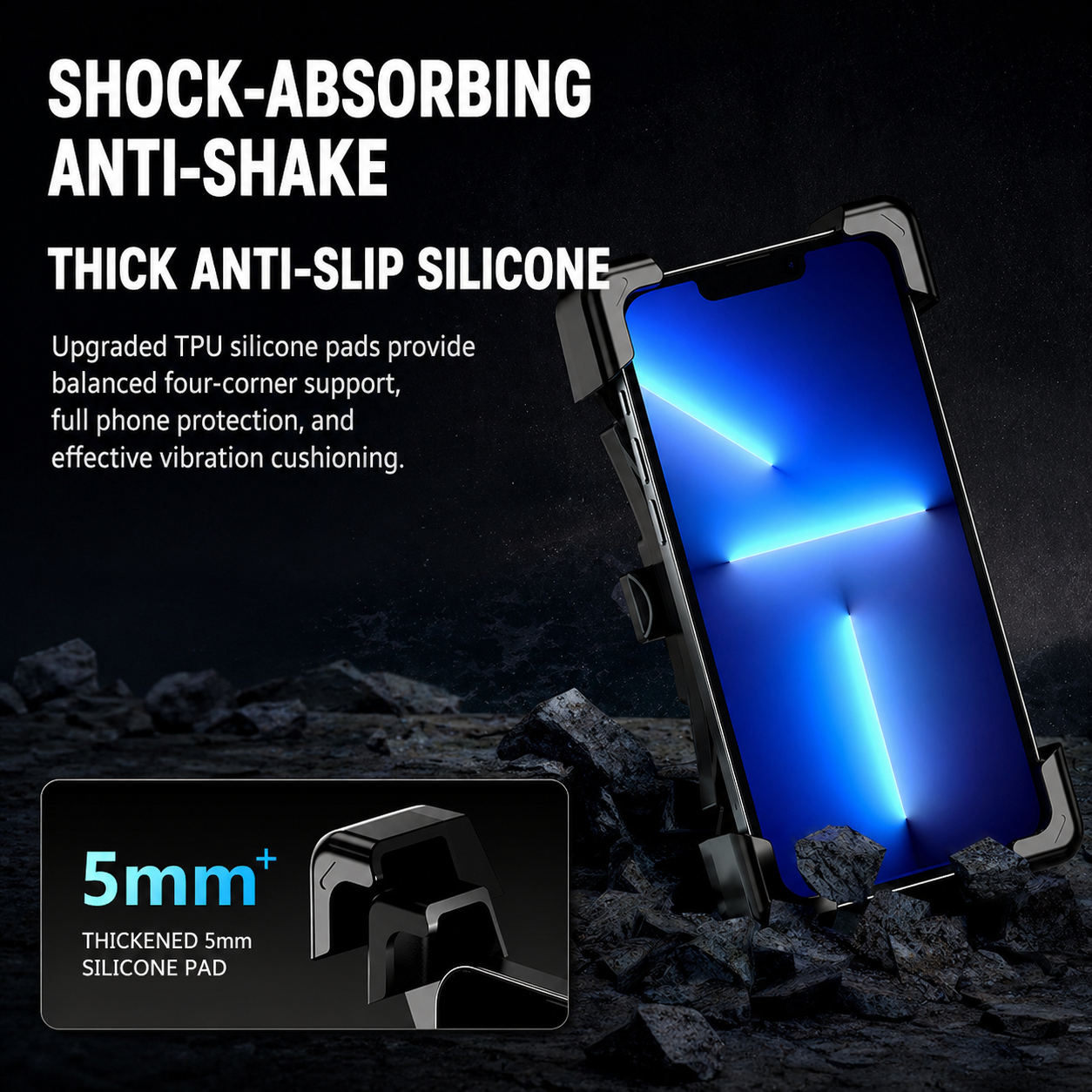 Bike & Motorcycle Phone Mount 3