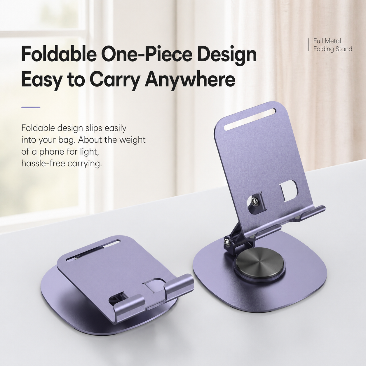 Rotating Desktop Phone & Tablet Stand 5