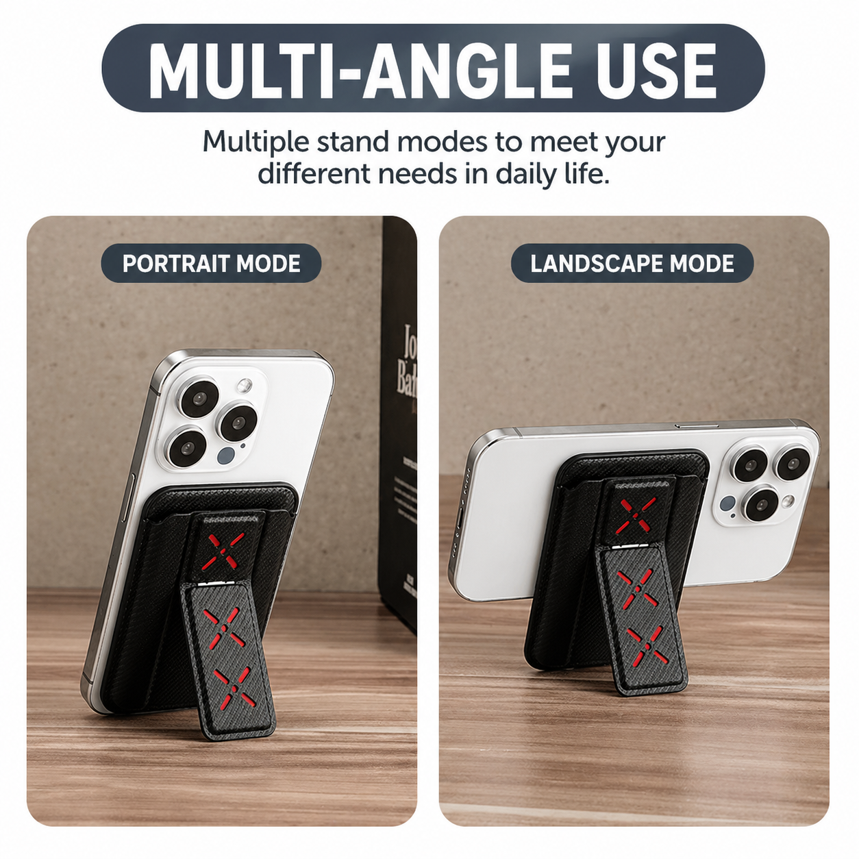 Magnetic Phone Card Holder Stand 5