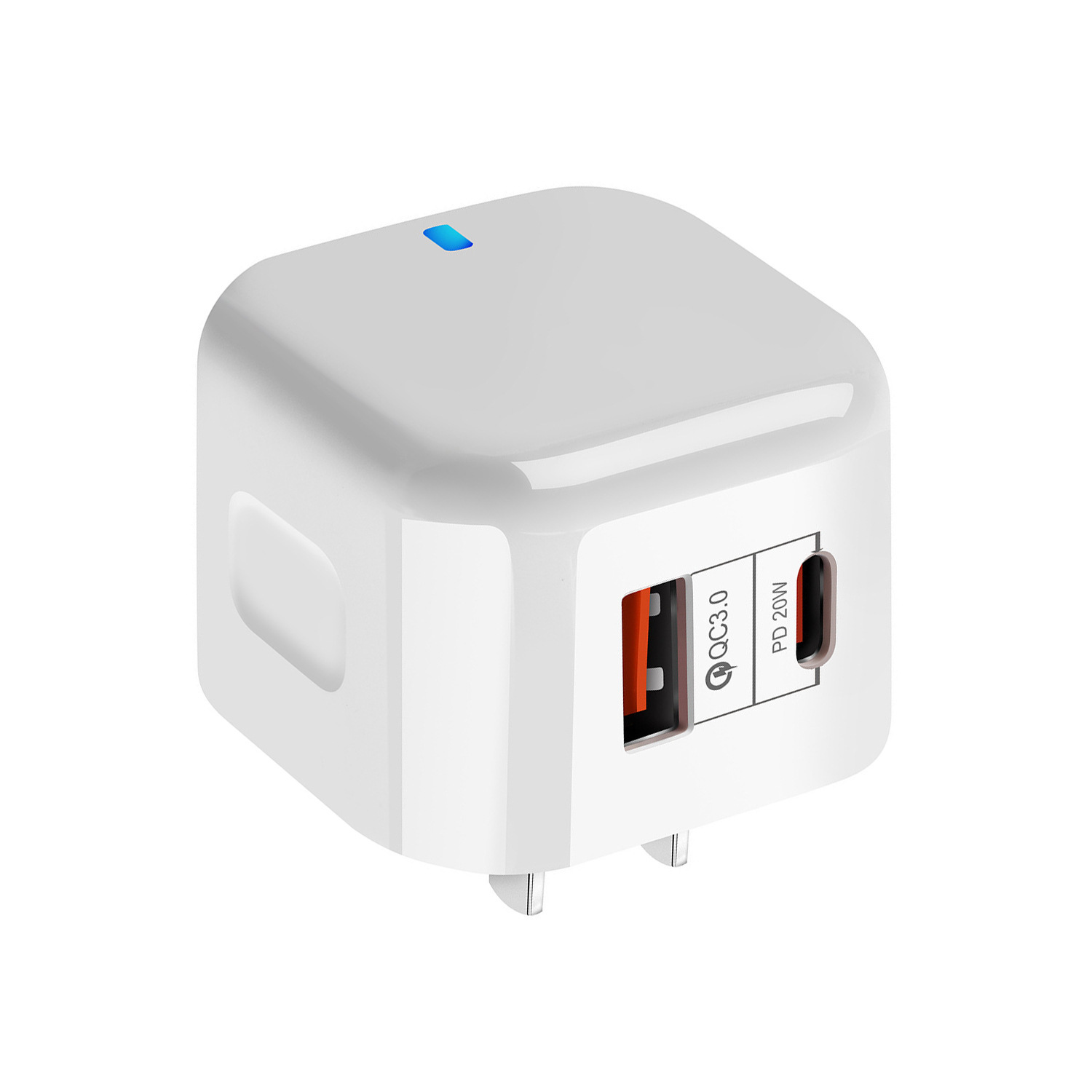 20W UK Plug Fast Charging Adapter – Single/Dual Port Options 6