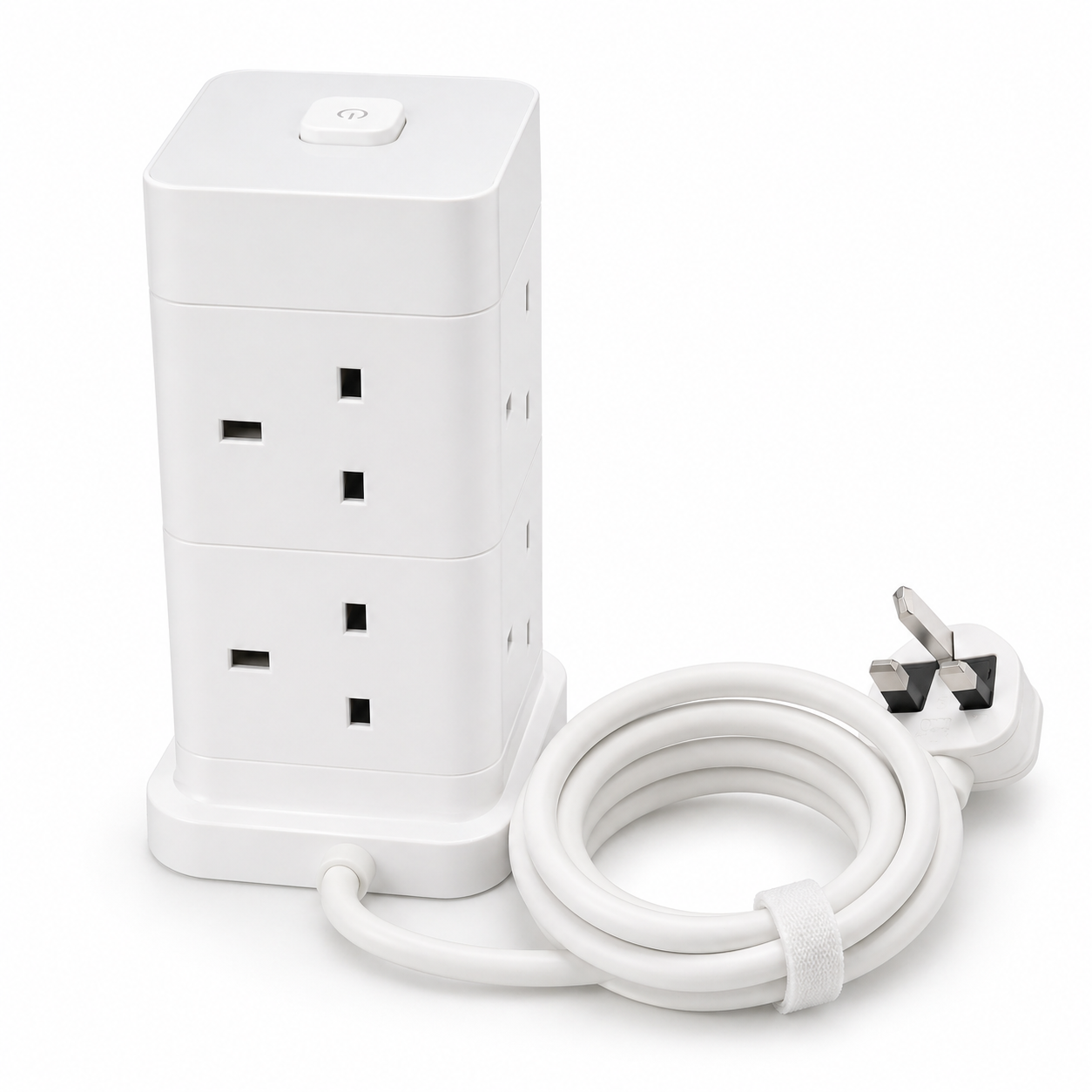 Multi-Tier Tower Extension Socket with USB Ports 3