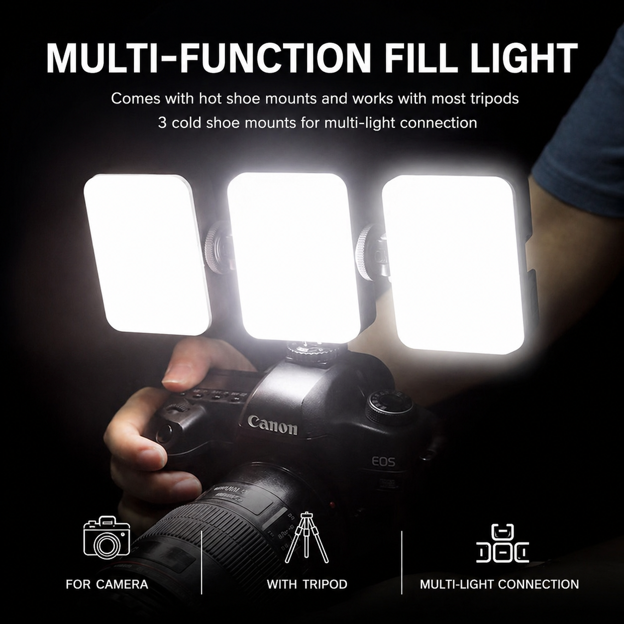 Rechargeable Clip-On LED Fill Light 3