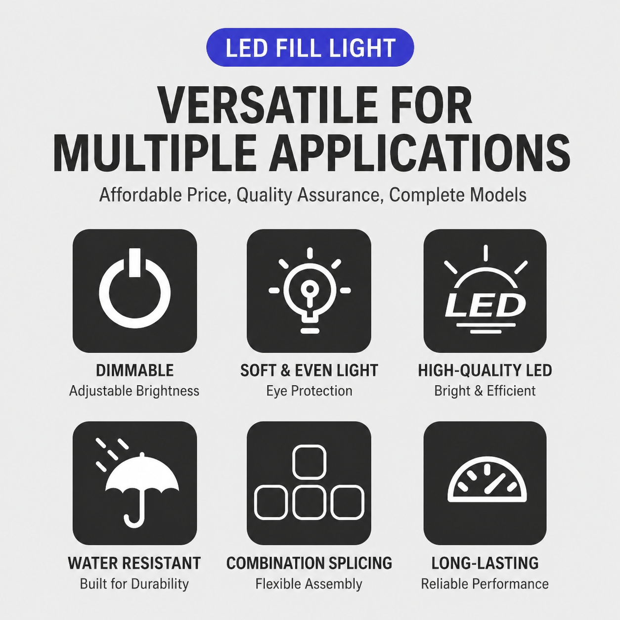 Rechargeable Clip-On LED Fill Light 6