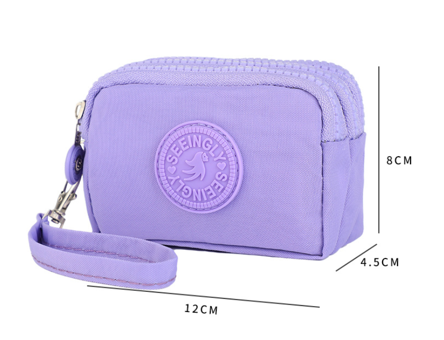 Water-Resistant Zip Coin Pouch 4