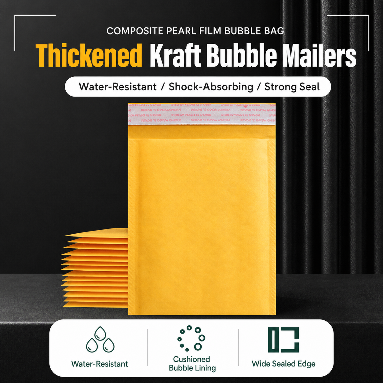Thickened Kraft Bubble Mailer Bags