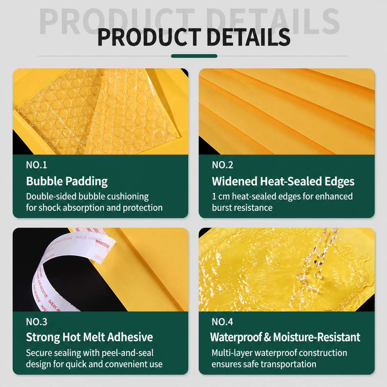Thickened Kraft Bubble Mailer Bags 2