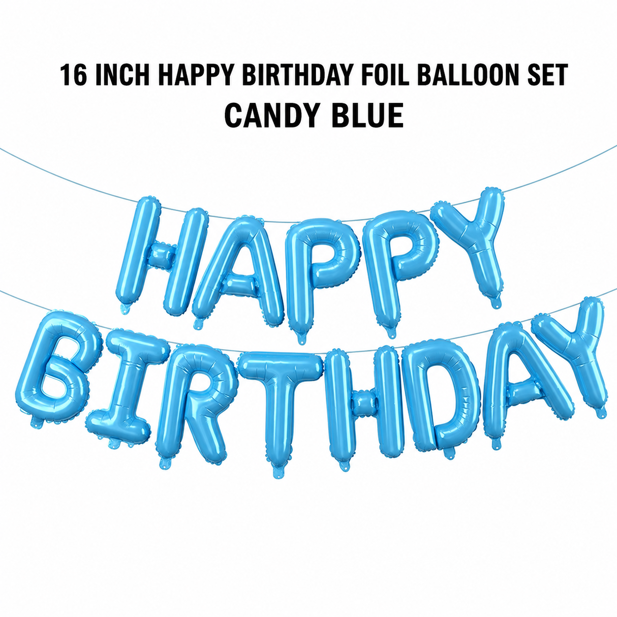 Happy Birthday Foil Balloon Banner 5