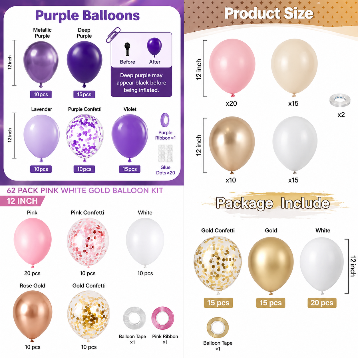 Birthday Balloon Bouquet Set 5
