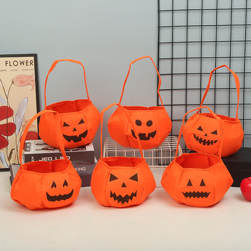 Halloween Pumpkin Treat Baskets