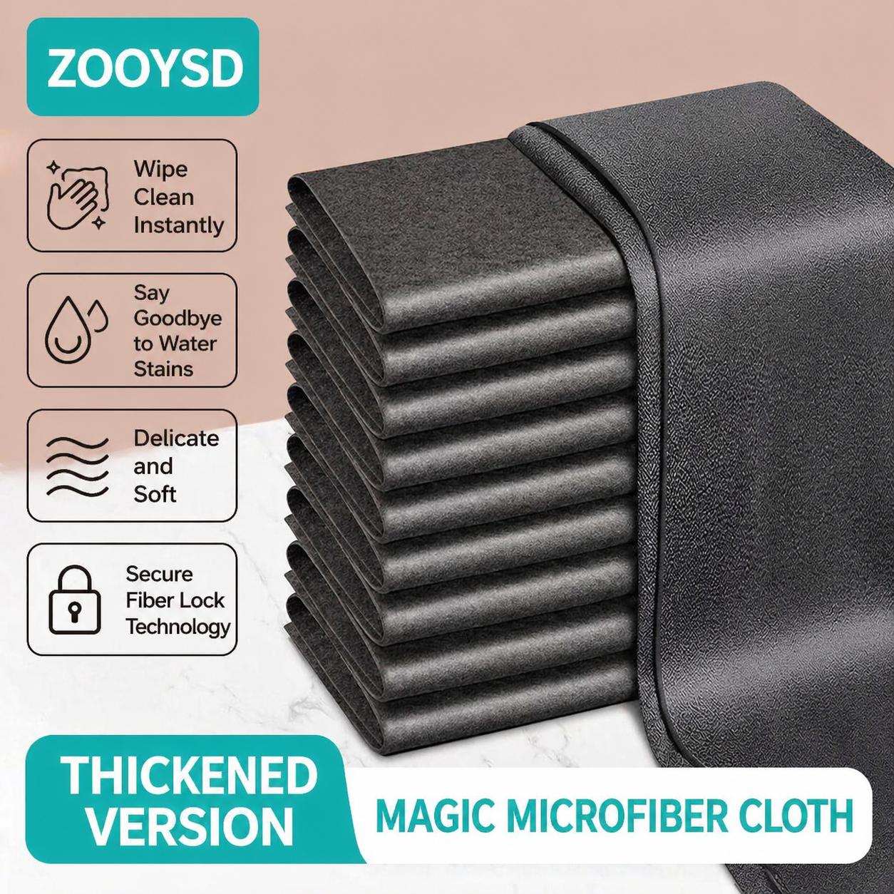 Thickened Microfibre Cleaning Cloths
