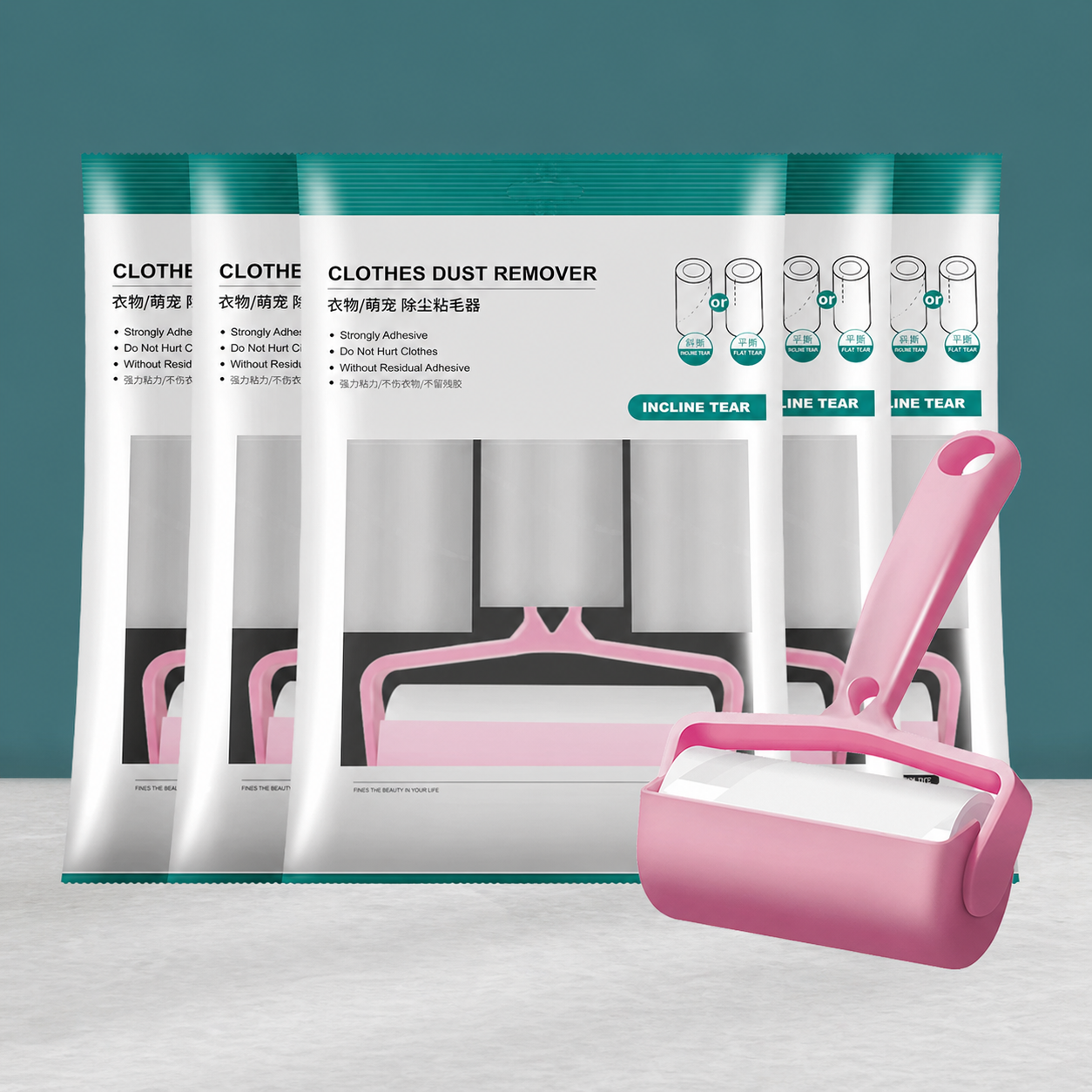 Tear-Off Lint Roller Refill Sheets