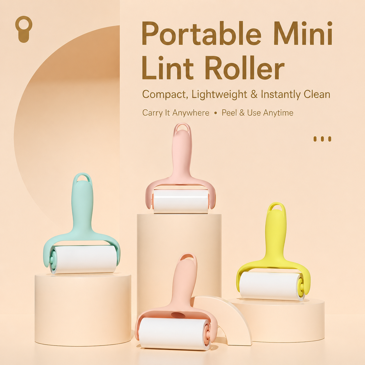 Mini Sticky Lint Roller Set 3