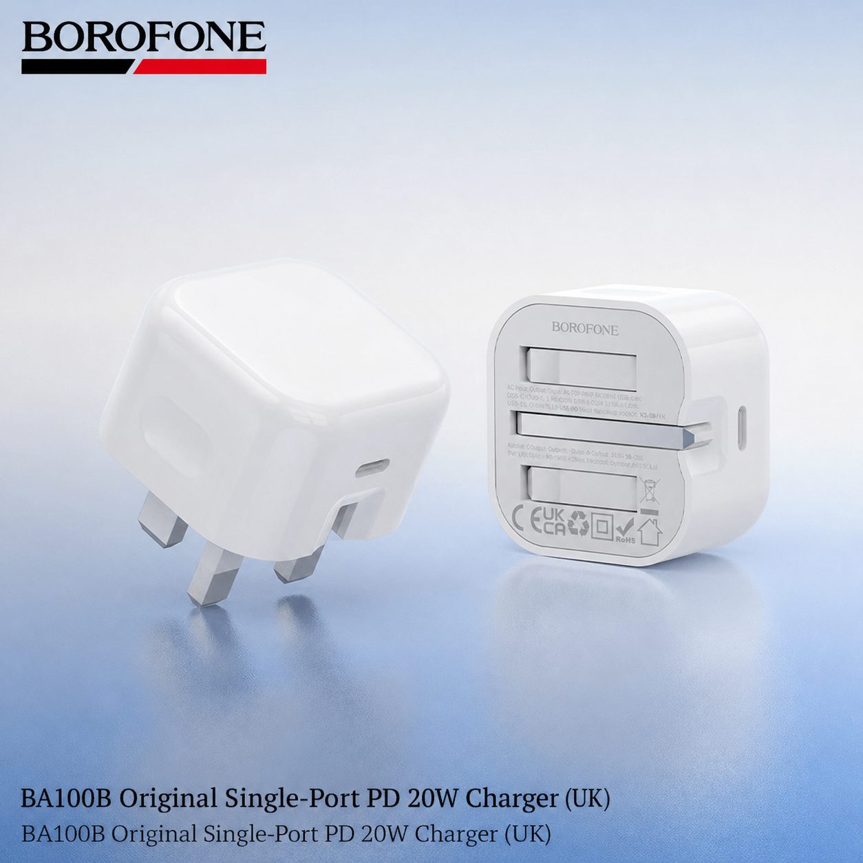 20W UK Plug USB-C Charger