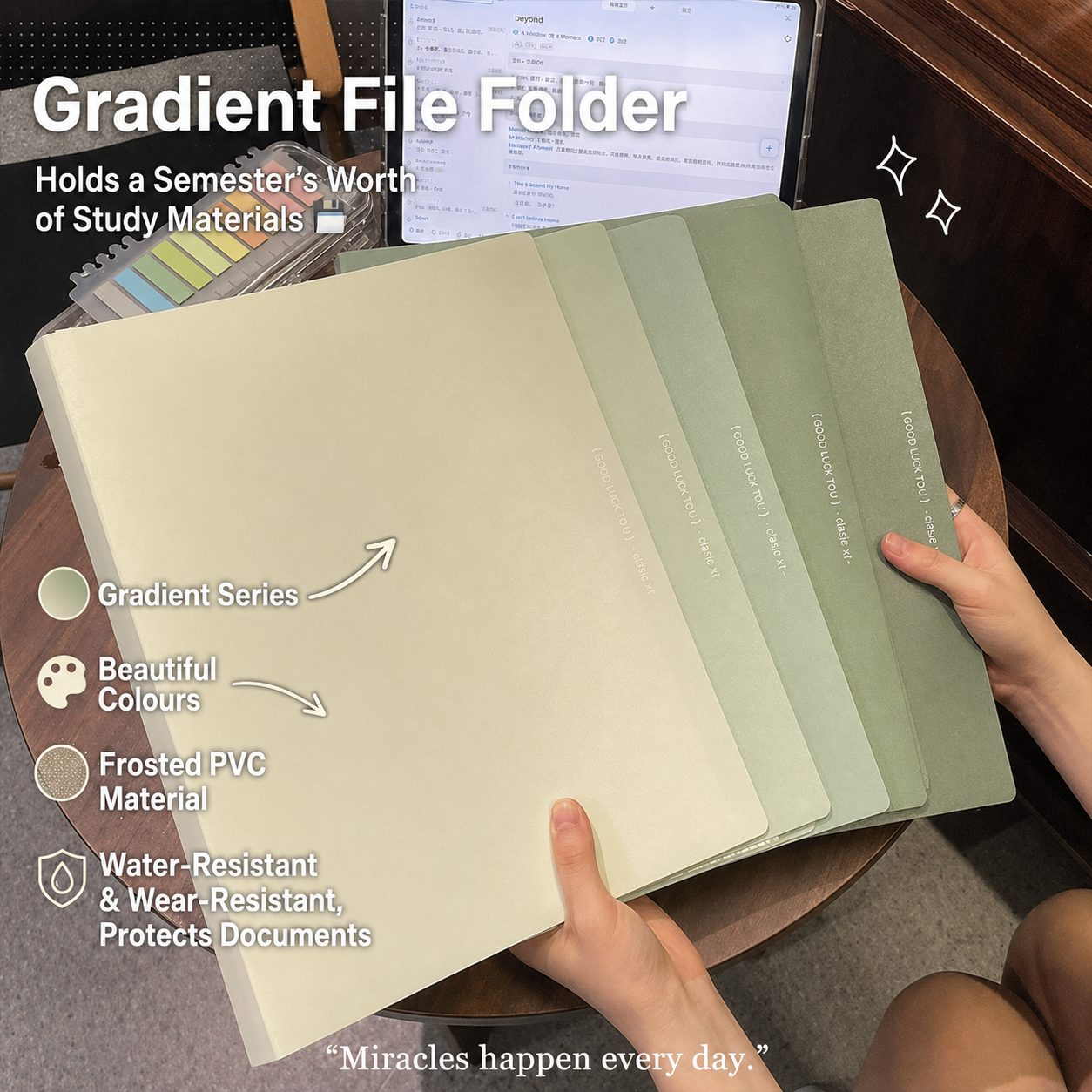 A4 Multi-Pocket Document File