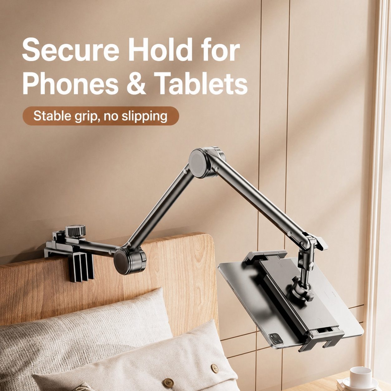 Flexible Bedside Phone & Tablet Holder