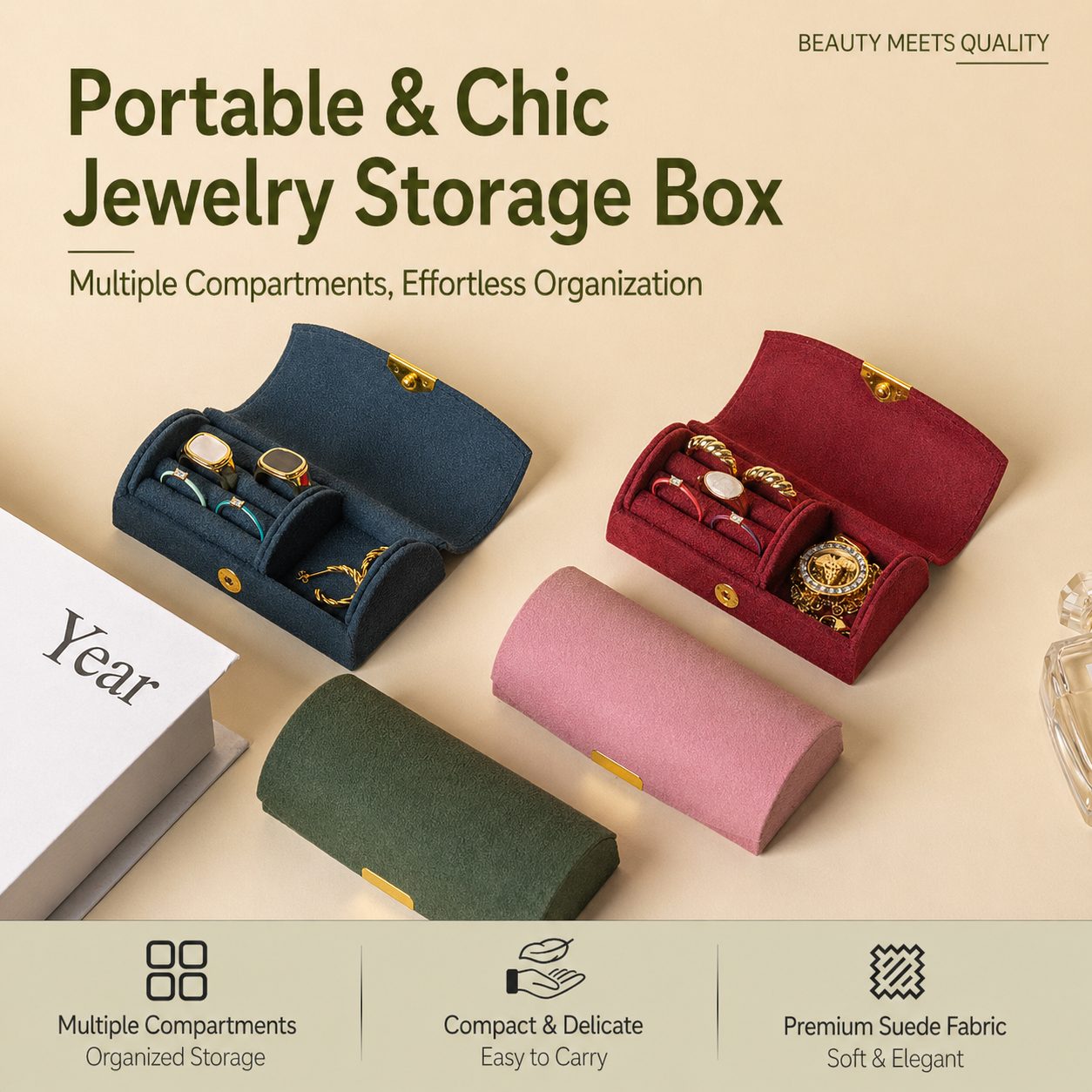 Portable Jewellery Storage Box