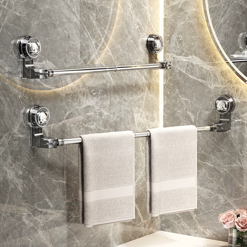No-Drill Telescopic Towel Rail