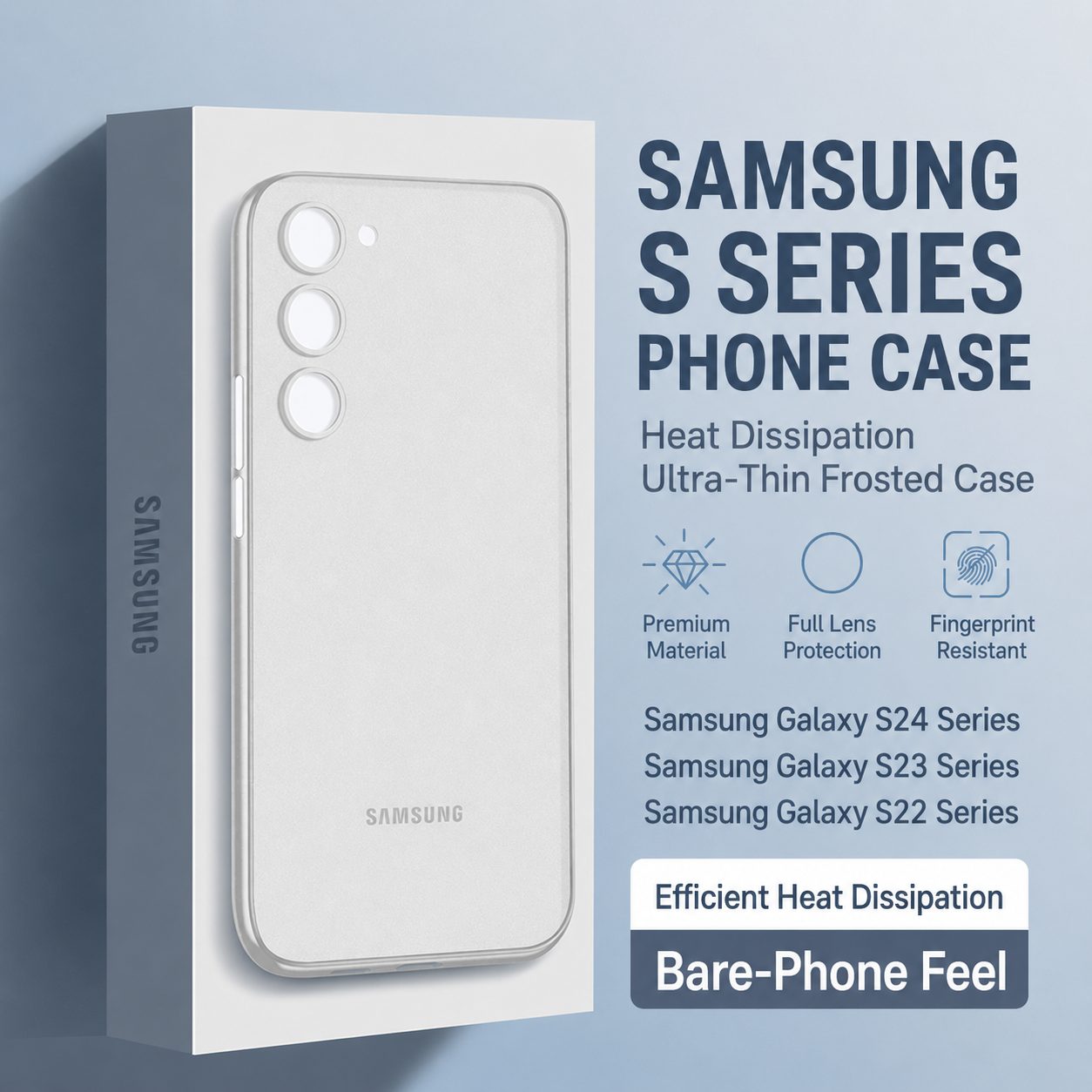 Ultra-Thin Case for Samsung Galaxy S24/S23/S22 Ultra