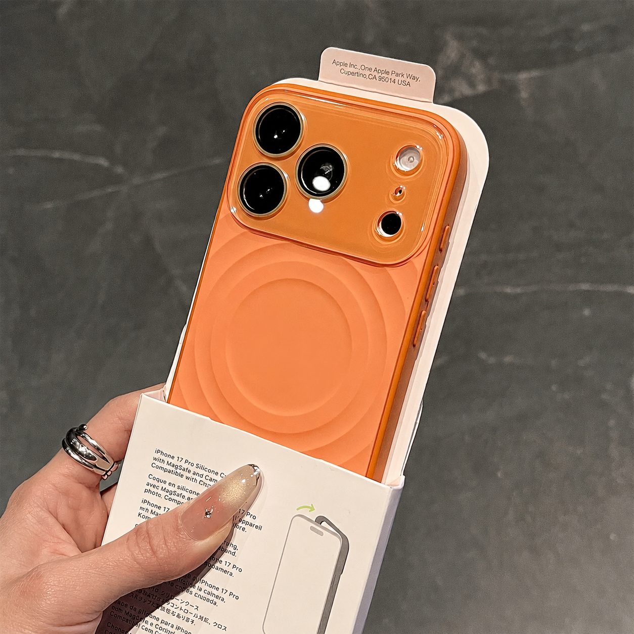 iPhone 15–17 Series MagSafe-Compatible Liquid Silicone Case