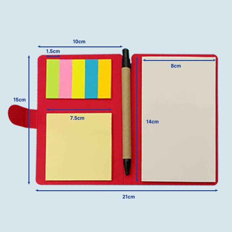 Kraft Sticky Notes Notebook Set 3