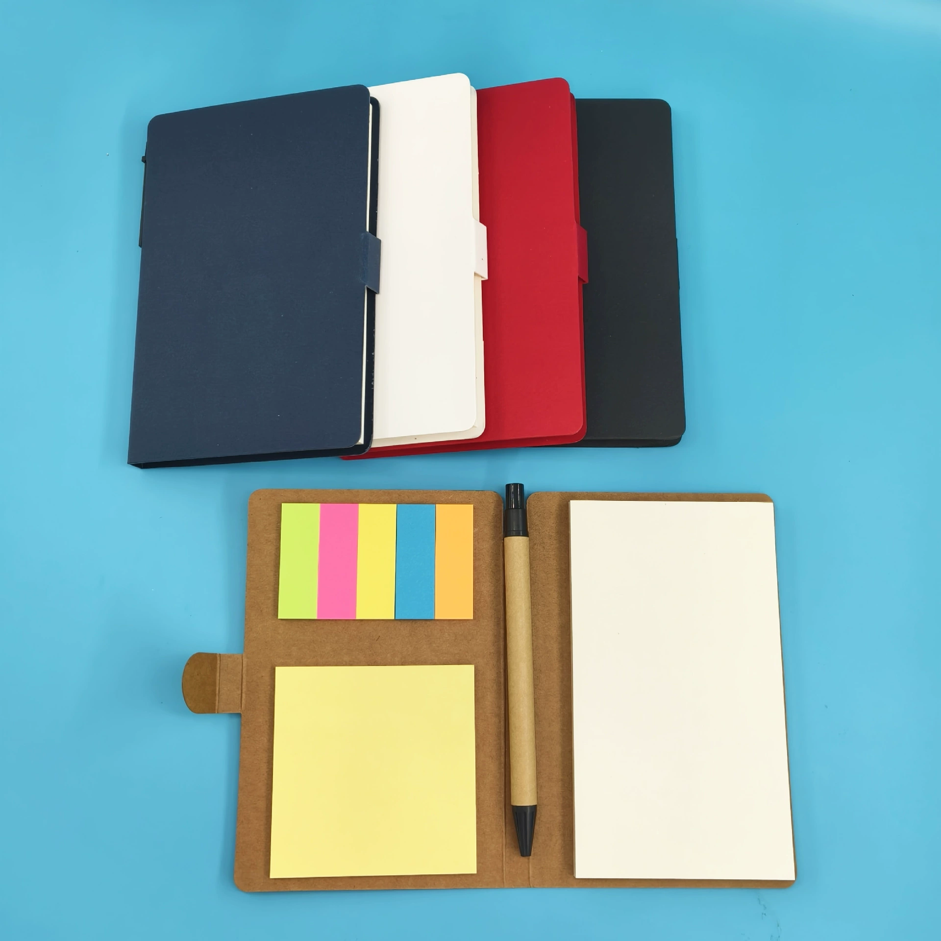 Kraft Sticky Notes Notebook Set 5