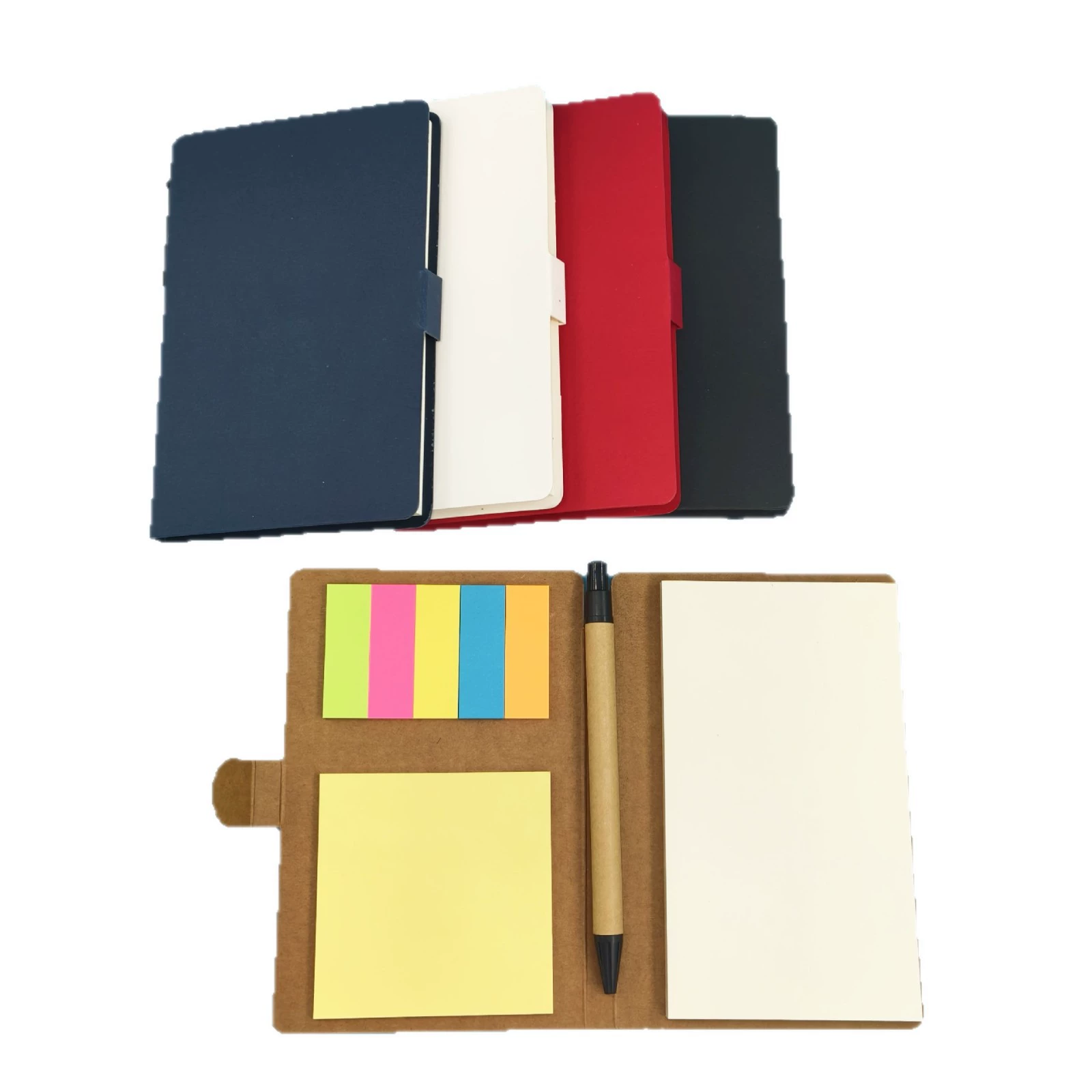 Kraft Sticky Notes Notebook Set 6