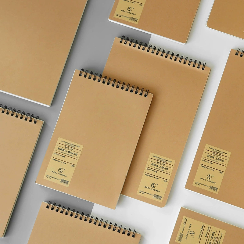 Kraft Spiral Notebook 4