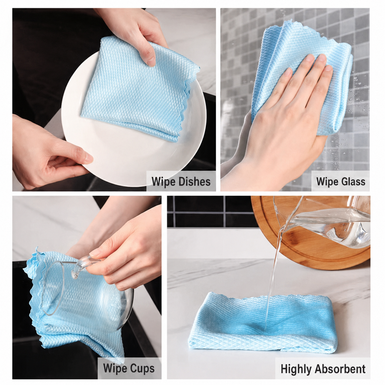 Grease-Resistant Dish Cloths 4