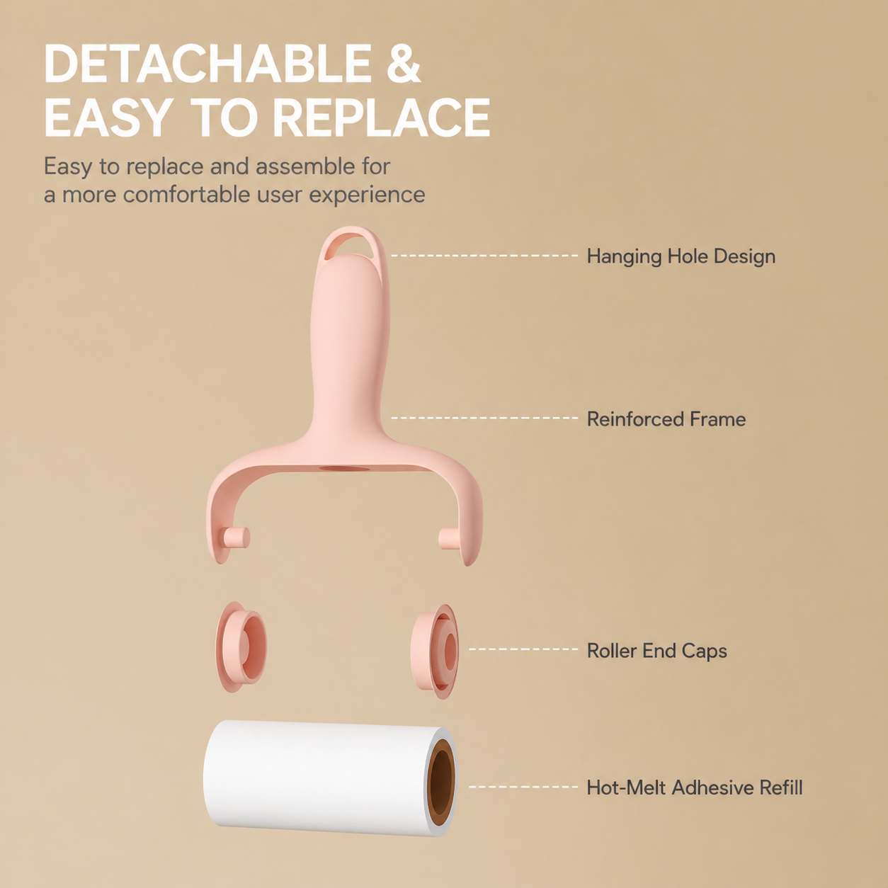 Mini Sticky Lint Roller Set 6