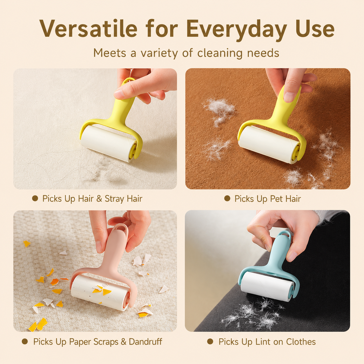 Mini Sticky Lint Roller Set 8