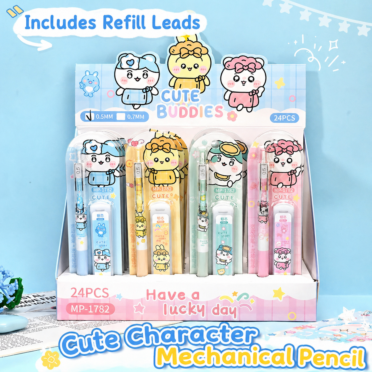 Mechanical Pencil & Lead Refill Combo 3