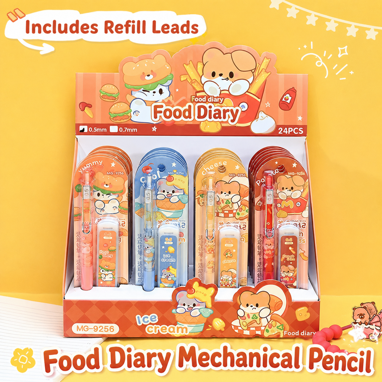 Mechanical Pencil & Lead Refill Combo 4