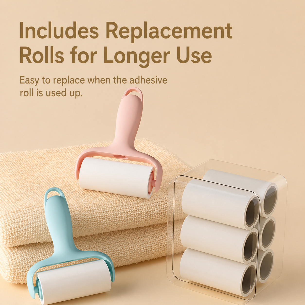 Mini Sticky Lint Roller Set 4