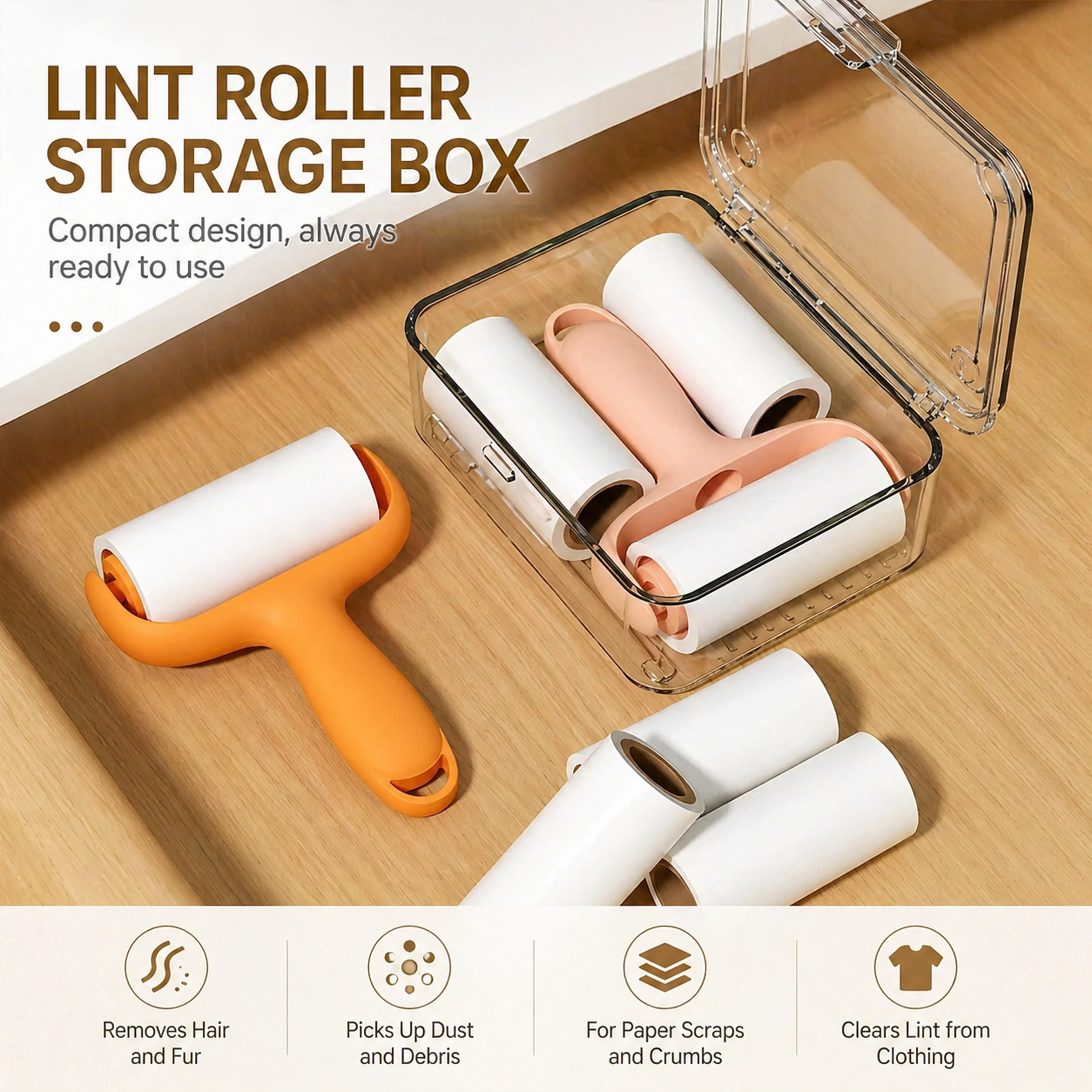 Mini Sticky Lint Roller Set 5