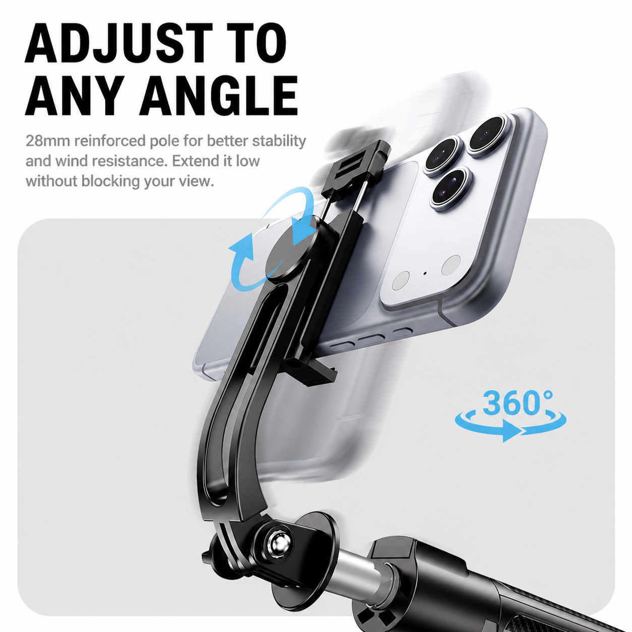 1m/1.3m Bluetooth Selfie Stick Tripod 2