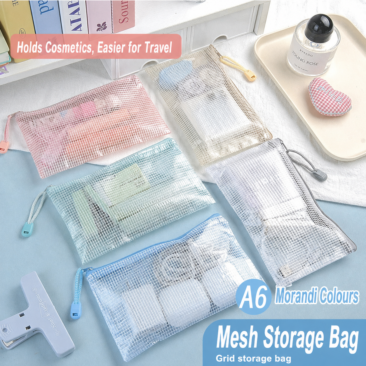 Mesh Zip Document Storage Bags 5
