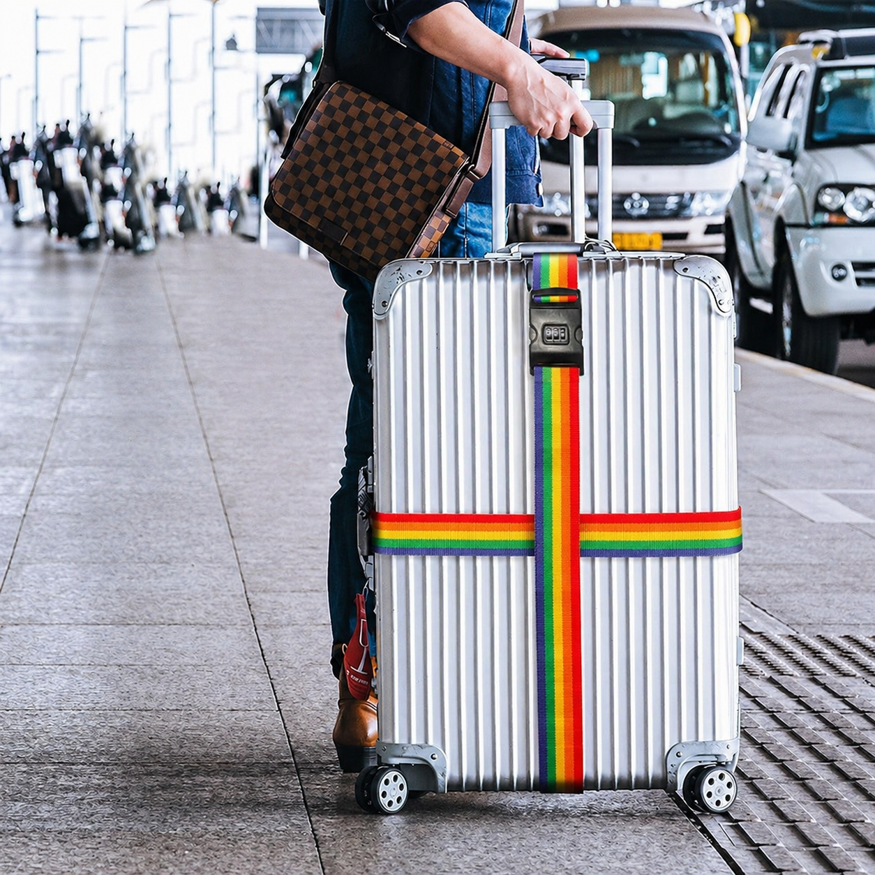 Adjustable Combination Luggage Strap 4