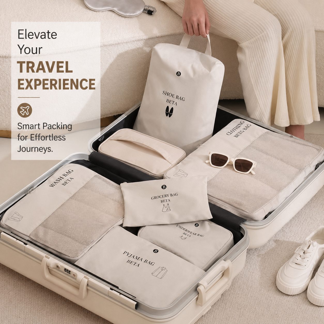 Compression Travel Packing Cube Set 4